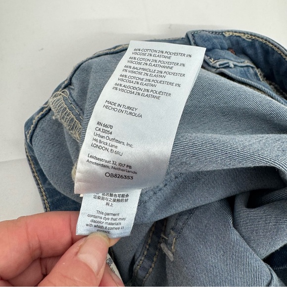 NWT We The Free People Jeans Womens Size  24 Just Float On Flare Raw Hem Hippie - Picture 7 of 12